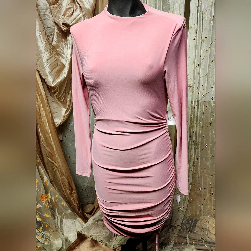 Defiance bodycon drawstring dress.  Sz sm. Stretchy